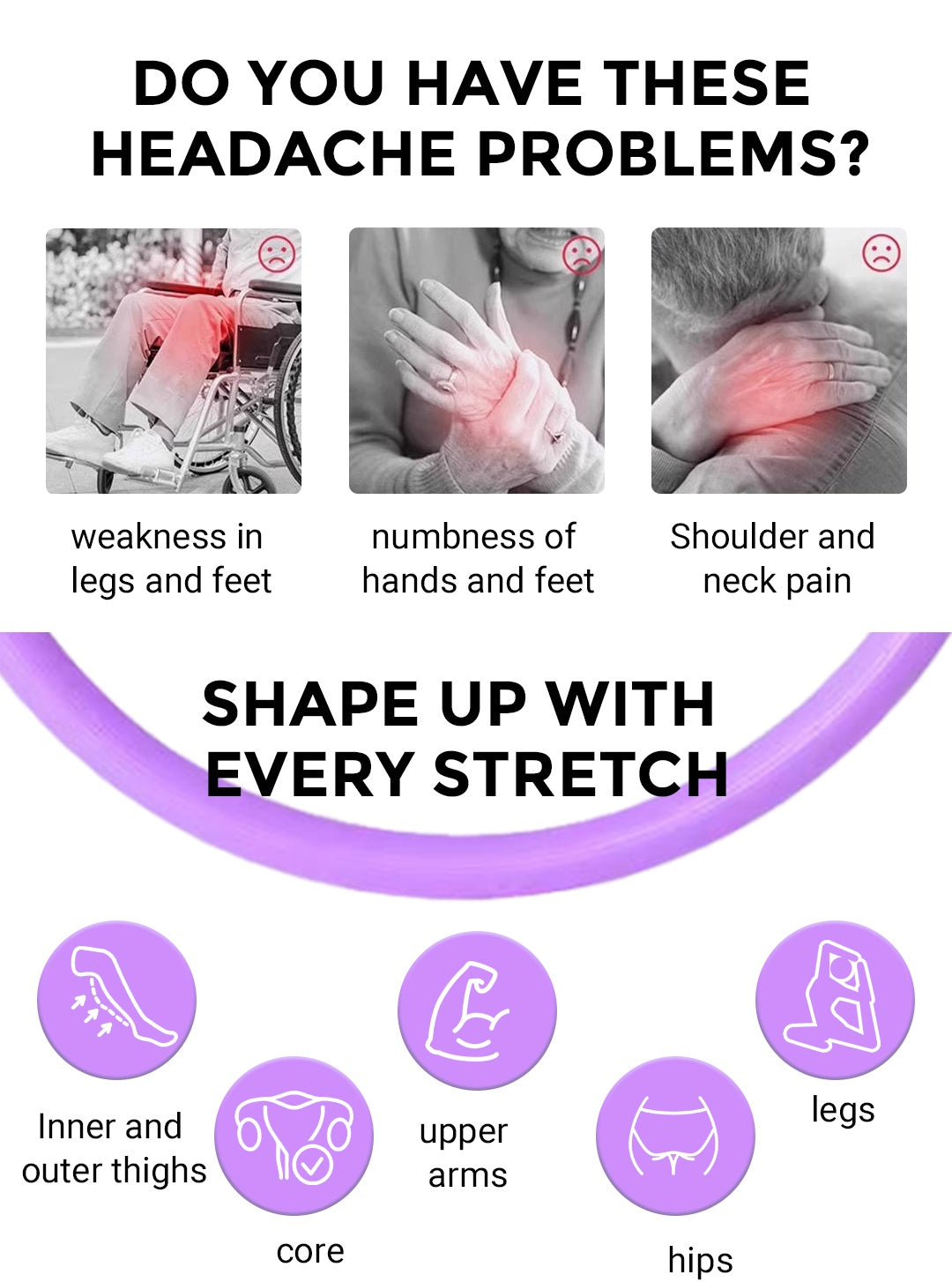 Pilates Ring 12" - Fitness Circle for Resistance Training & Toning