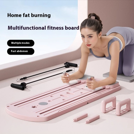 Multifunctional Fitness Board - Core Trainer with Timer, Pink & Purple Options