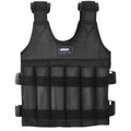 Adjustable Weighted Vest - 110 lbs Capacity with 12 Sand/Steel Pockets