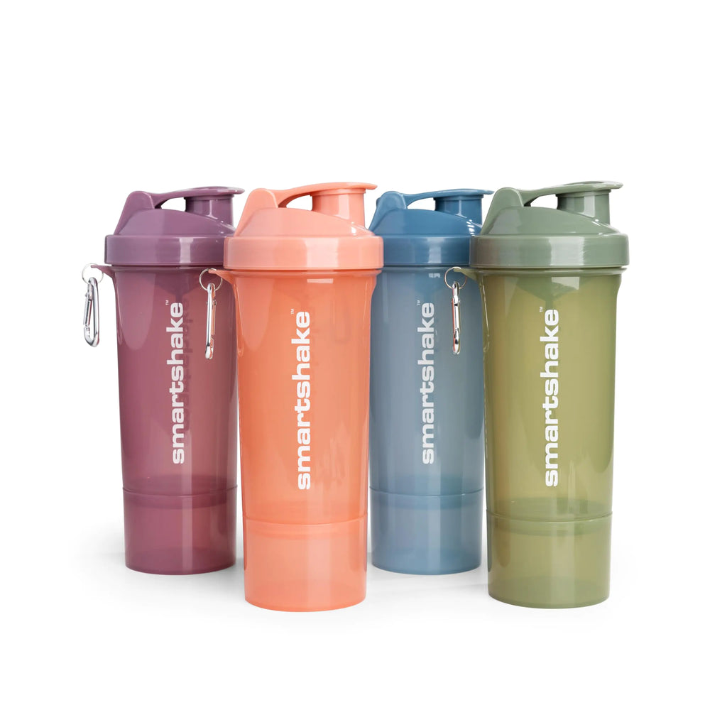 Smartshake Protein Shaker Bottles - 4 Pack, 13.5oz Multicolor
