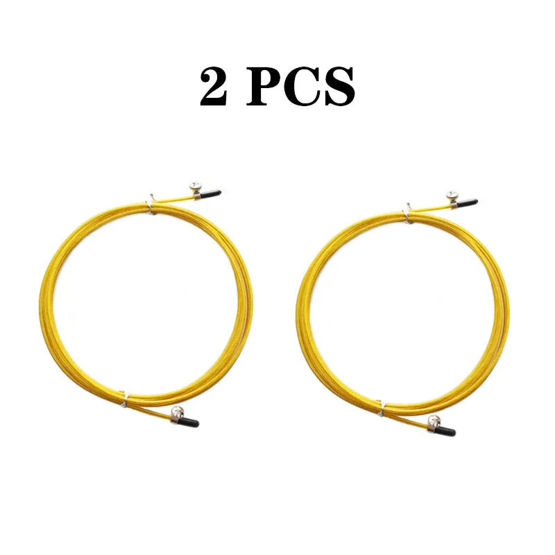 2023 Fitness Jump Ropes Crossfit Heavy Steel Wire Speed Jump Rope For Boxing MMA Training Equipment Gym Exerciser Skipping Rope