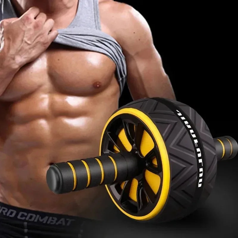 Dual-Wheel Ab Roller - Silent Core Trainer for Home Workouts