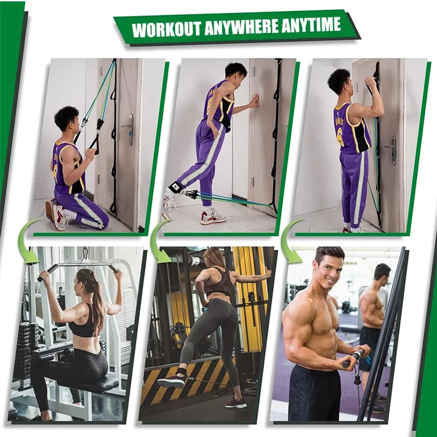 Upgrade Door Anchor Strap for Resistance Bands Exercises Anchor Gym Attachment for Home Fitness Portable Door Band Resistance