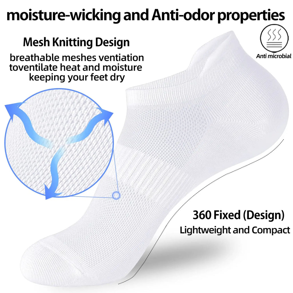 Women's No-Show Ankle Running Socks – Multi-Pack