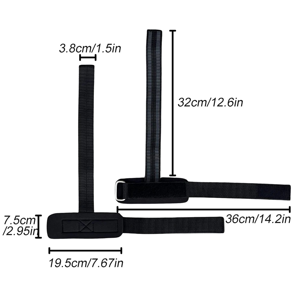 Premium Lifting Straps with Padded Wrist Support
