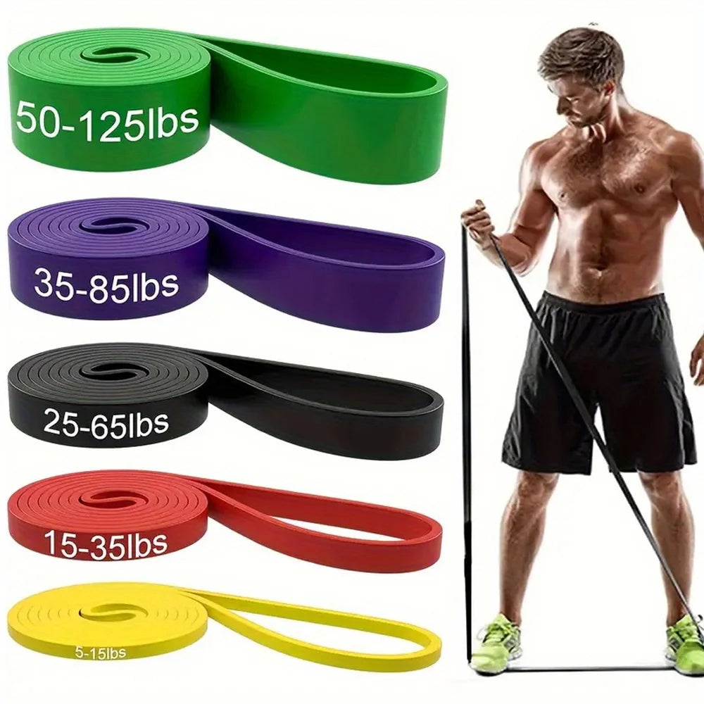 Stackable TPE Resistance Bands - Adjustable Strength Training Set for Home Gym