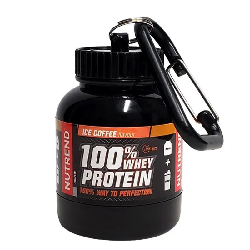 Portable Protein Powder Container - 100/200ml Leak-Proof Supplement Storage