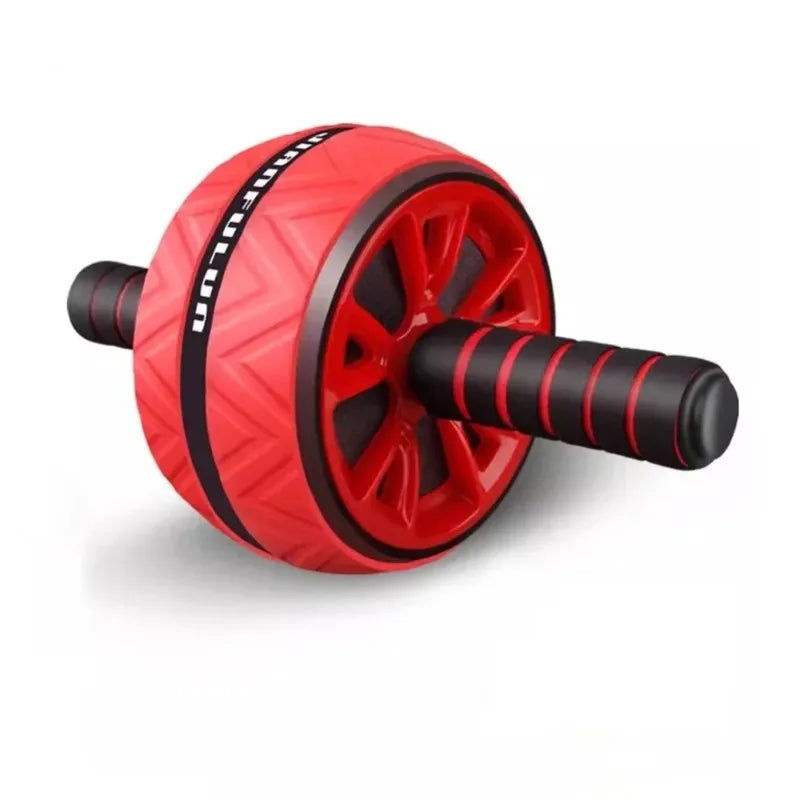 Dual-Wheel Ab Roller - Silent Core Trainer for Home Workouts A-red