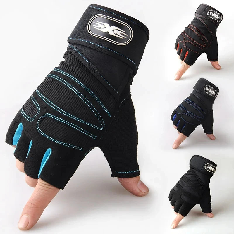Gym Gloves with Wrist Support - Weight Lifting Gloves for Men & Women