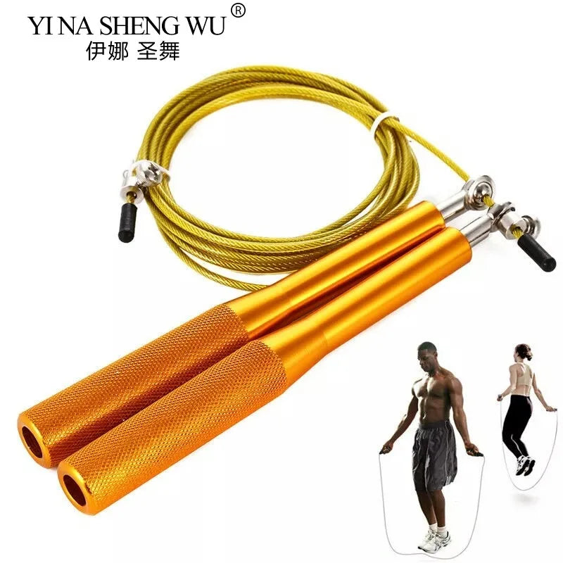 Speed Jump Rope - Adjustable Steel Wire for CrossFit, Boxing & Cardio