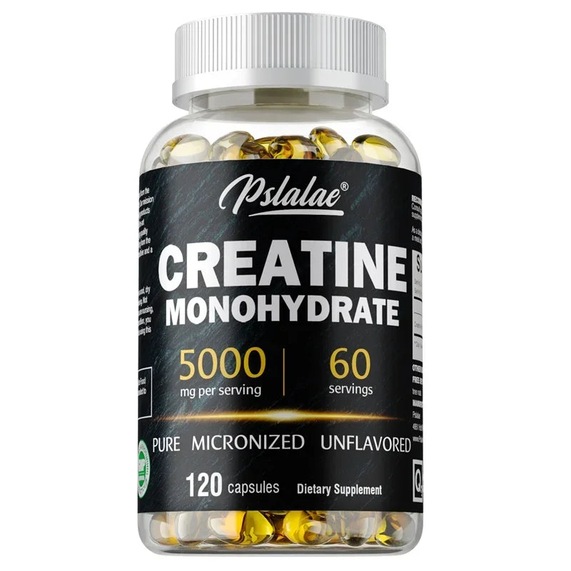 Creatine Monohydrate Capsules - 5g Per Serving