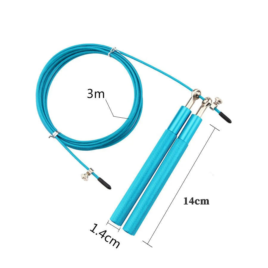 Heavy-Duty Speed Jump Rope - Steel Wire for Boxing, MMA & CrossFit