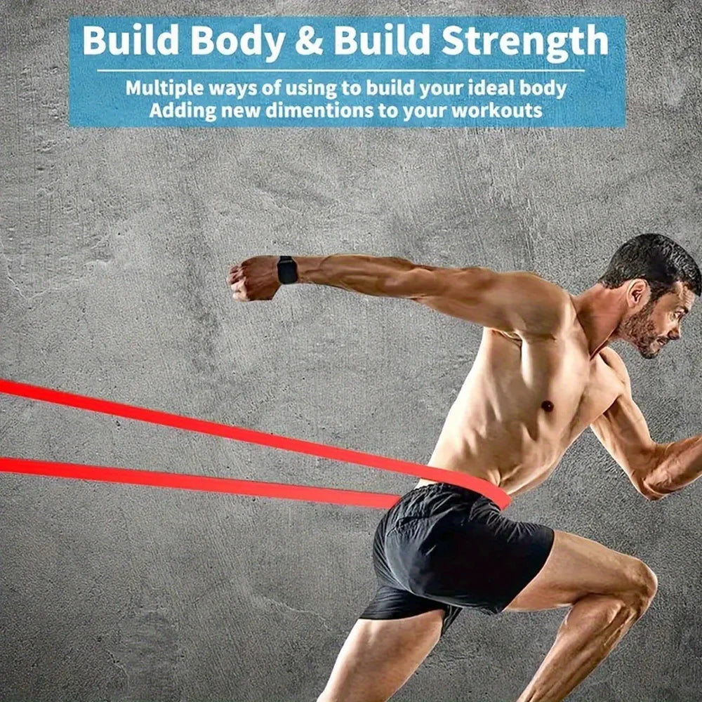 Stackable TPE Resistance Bands - Adjustable Strength Training Set for Home Gym