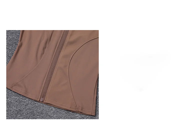 Women Sport Jacket Long Sleeve Shirt Workout Coat Gym Training Clothing Yoga Sportswear