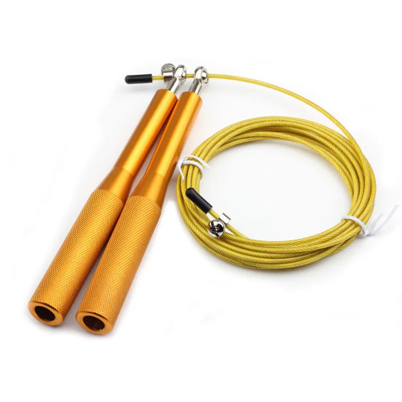 2023 Fitness Jump Ropes Crossfit Heavy Steel Wire Speed Jump Rope For Boxing MMA Training Equipment Gym Exerciser Skipping Rope