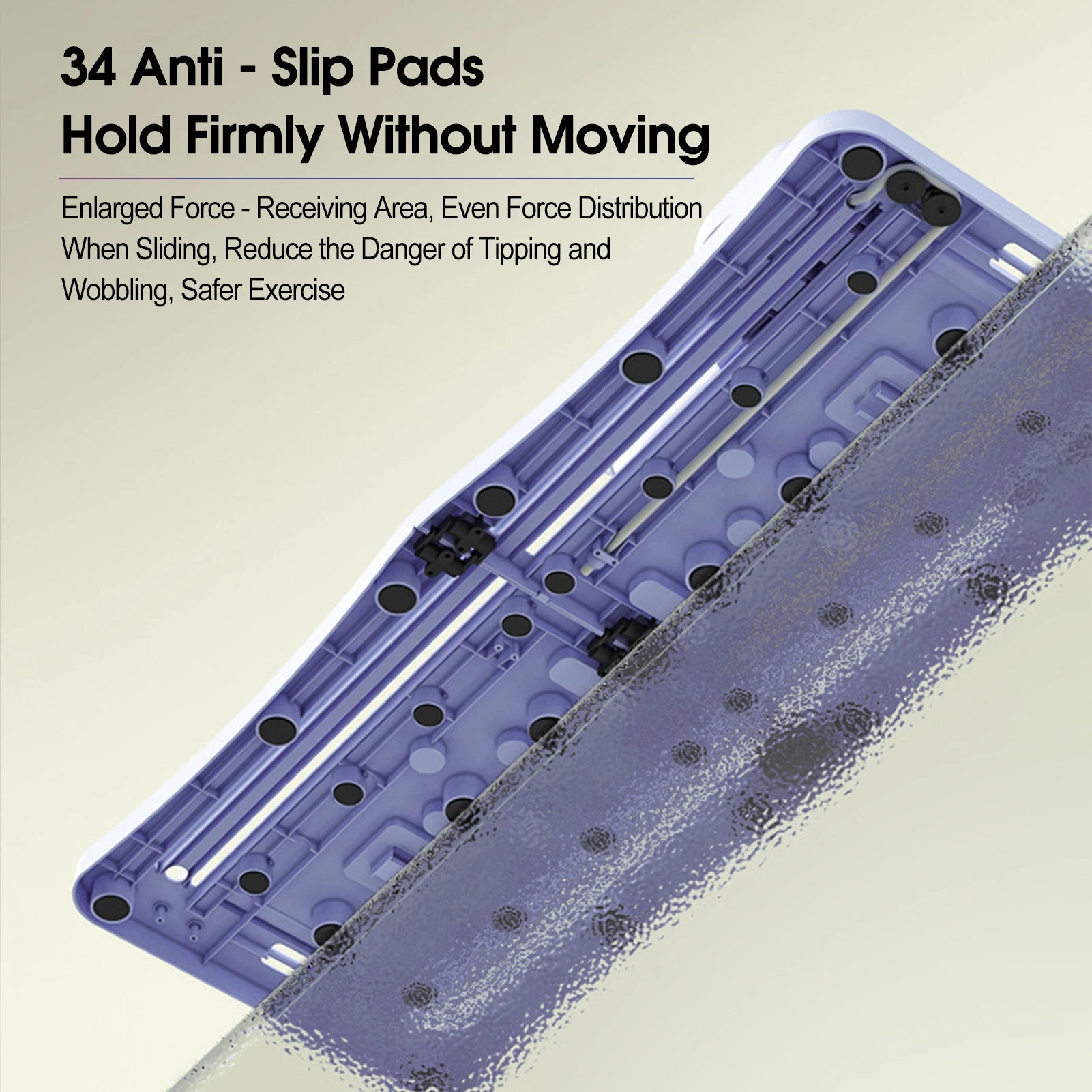 Foldable Pilates Board - 4-in-1 Core Trainer with Ab Wheel for Home Gym