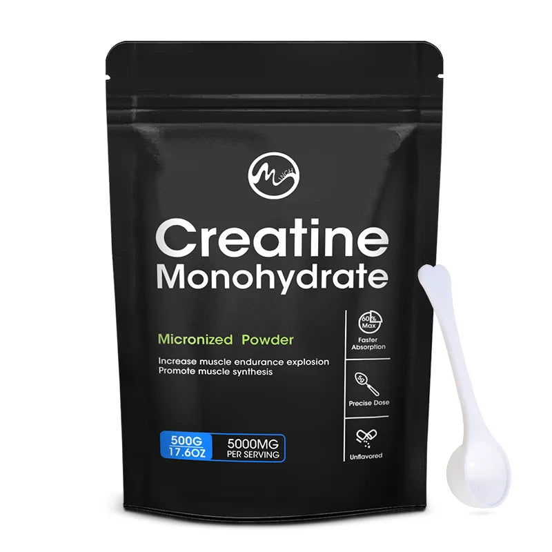 Creatine Monohydrate Powder – 500g | Muscle Growth, Strength & Athletic Performance