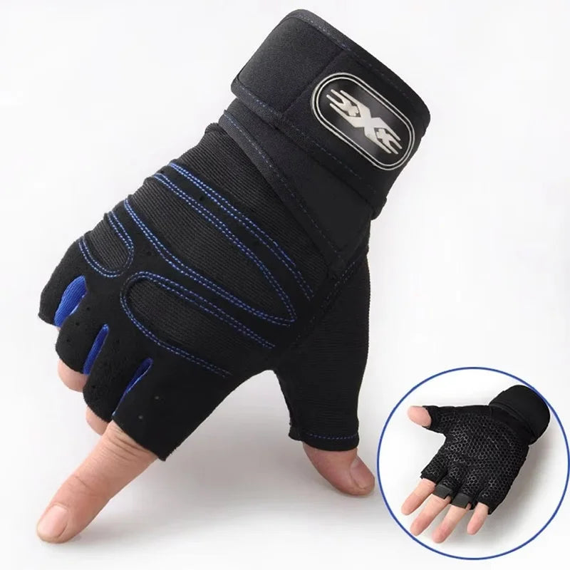 Gym Gloves with Wrist Support - Weight Lifting Gloves for Men & Women