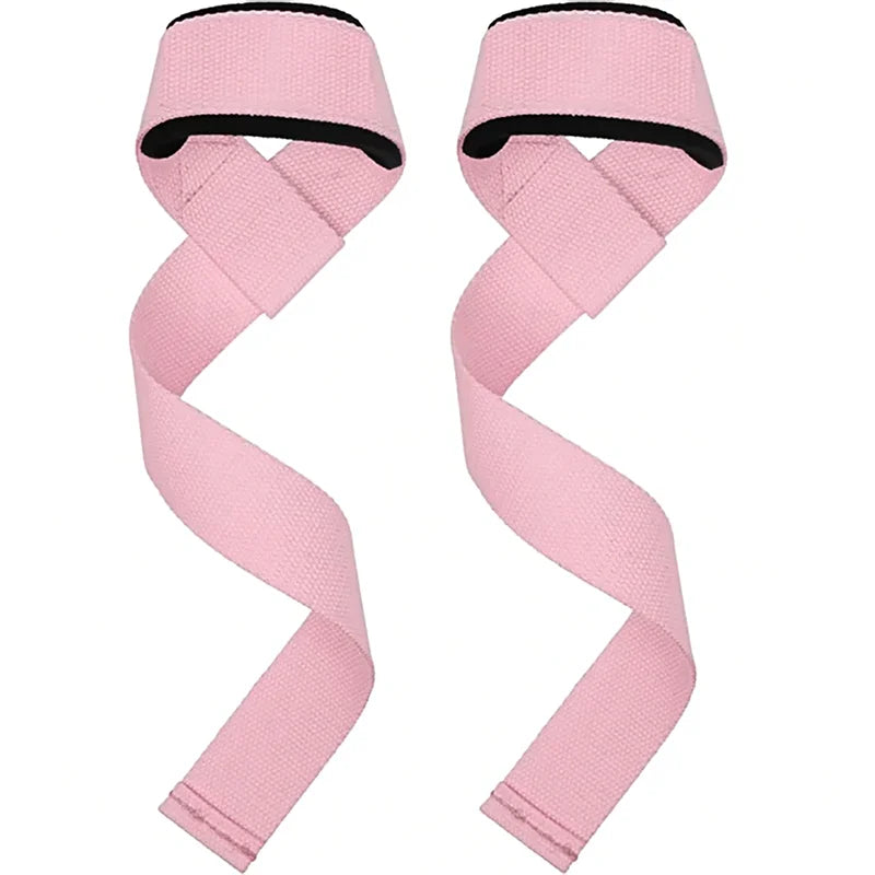 Adjustable Non-Slip Lifting Straps - Cotton & Silicone Grip