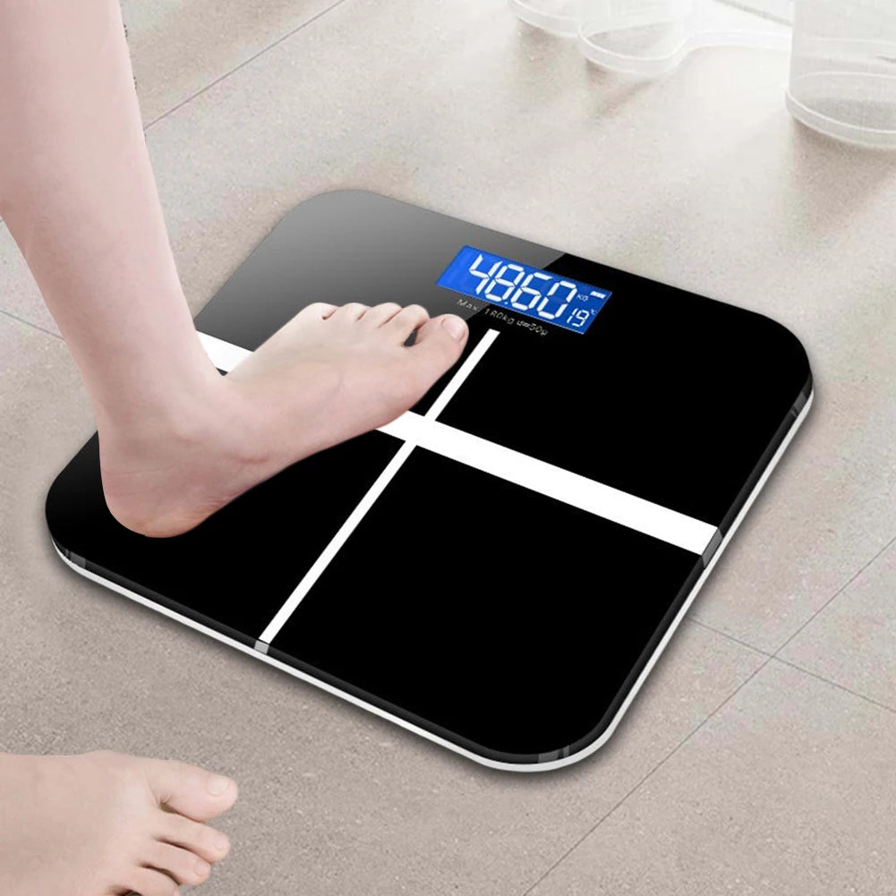 Smart Body Weight Scale - USB Rechargeable LED Display for Home & Office