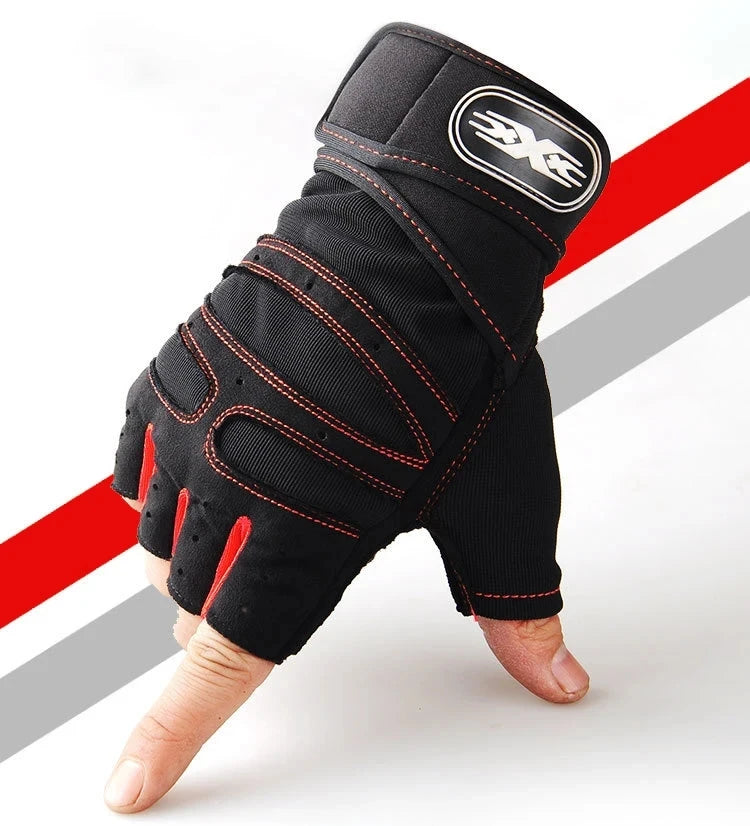 Gym Gloves with Wrist Support - Weight Lifting Gloves for Men & Women