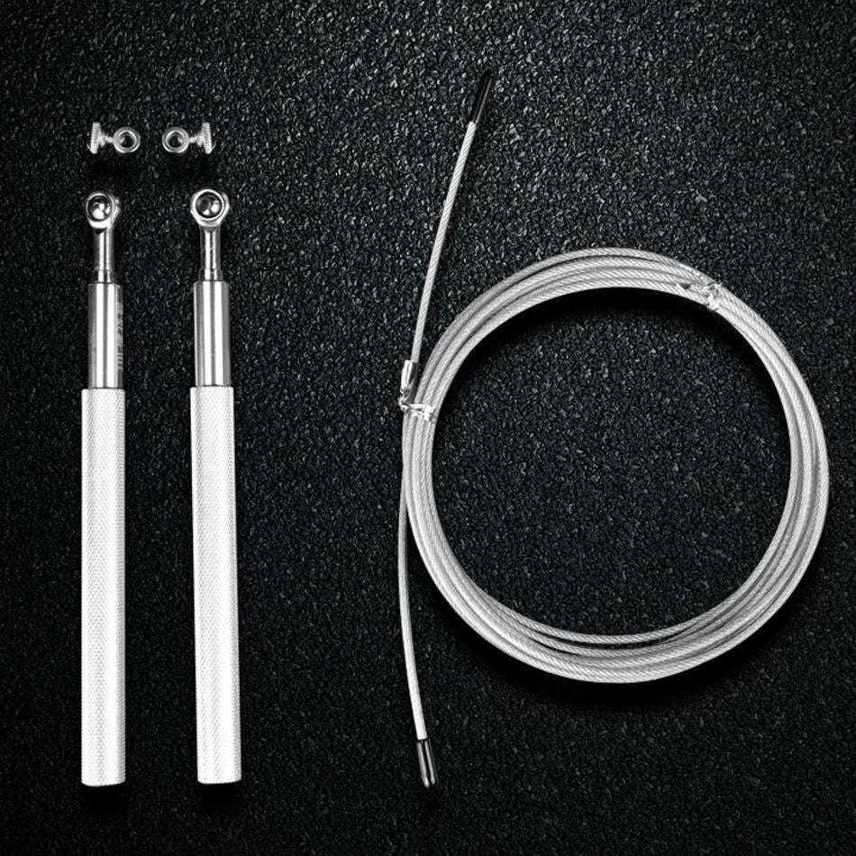 Speed Jump Rope - Adjustable Steel Wire for CrossFit, Boxing & Cardio