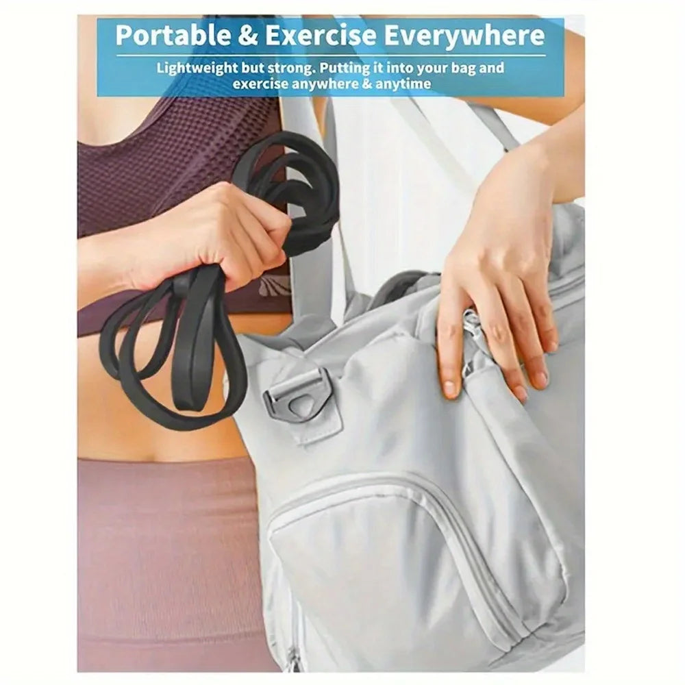 Stackable TPE Resistance Bands - Adjustable Strength Training Set for Home Gym