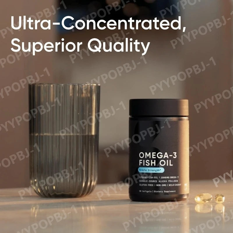 Omega-3 Fish Oil Softgels – Wild Alaska Pollock | 90 Softgels