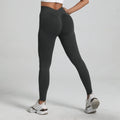 V-Back Scrunch Butt Leggings for Women – Seamless Yoga & Gym Tights | Booty Lifting