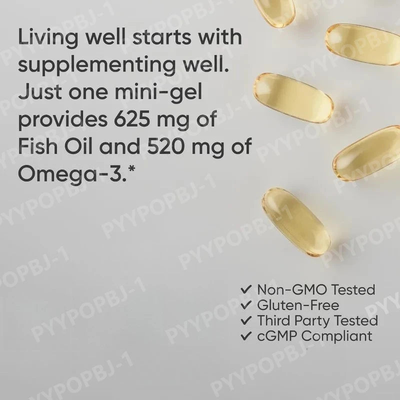 Omega-3 Fish Oil Softgels – Wild Alaska Pollock | 90 Softgels