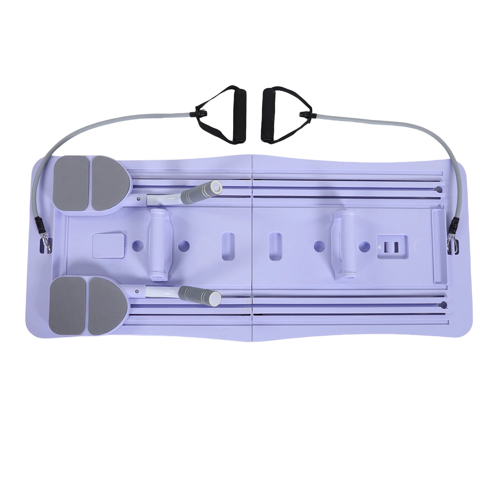 Foldable Pilates Board - 4-in-1 Core Trainer with Ab Wheel for Home Gym