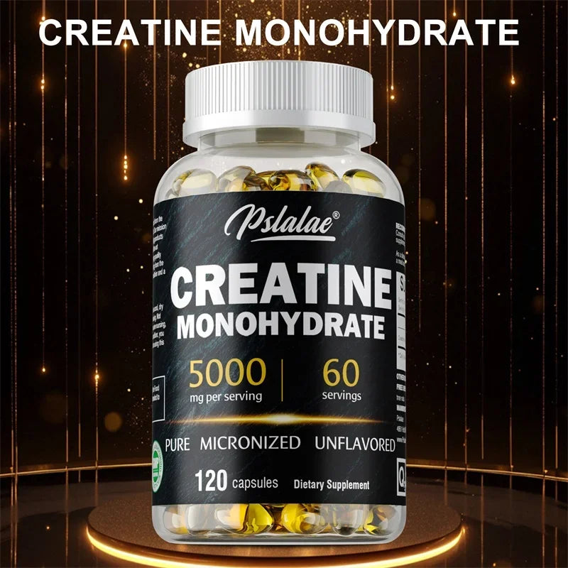 Creatine Monohydrate Capsules - 5g Per Serving