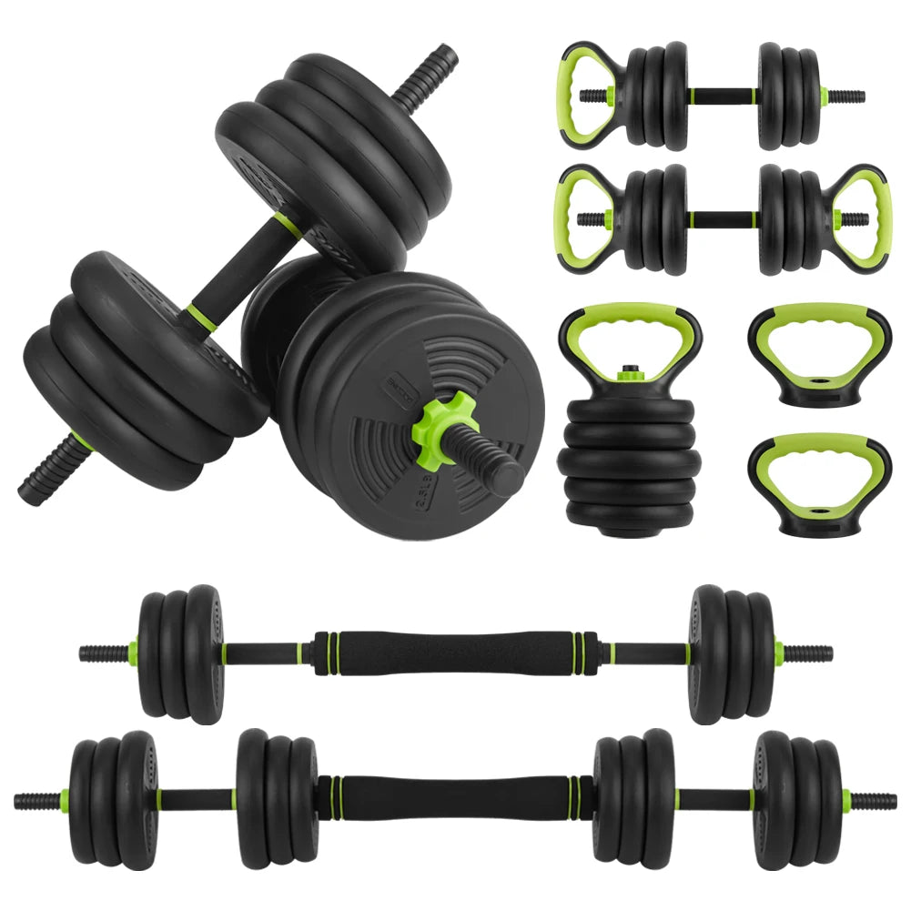 Adjustable Dumbbell Set – 44, 66 & 88 LB | 4-in-1 Barbell & Kettlebell Home Gym