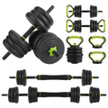 Adjustable Dumbbell Set – 44, 66 & 88 LB | 4-in-1 Barbell & Kettlebell Home Gym