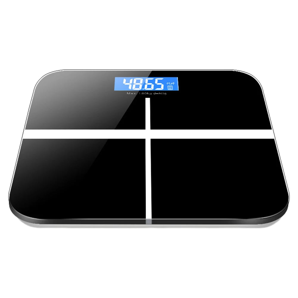Smart Body Weight Scale - USB Rechargeable LED Display for Home & Office