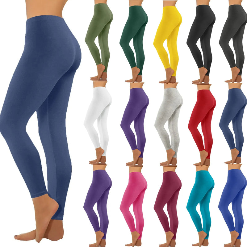 High-Waist Seamless Leggings - Butt Lifting Gym Pants