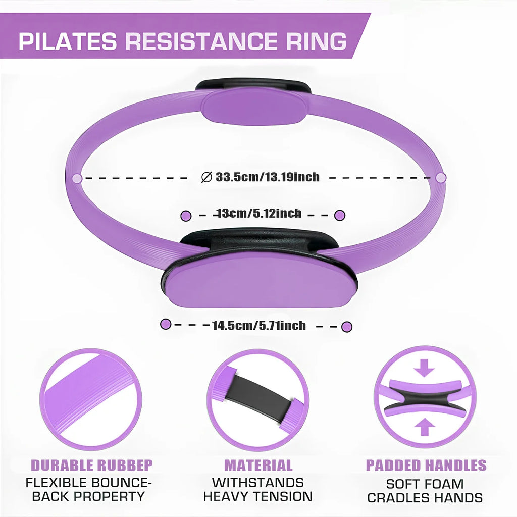 5-Piece Pilates Starter Set - Complete Training Kit