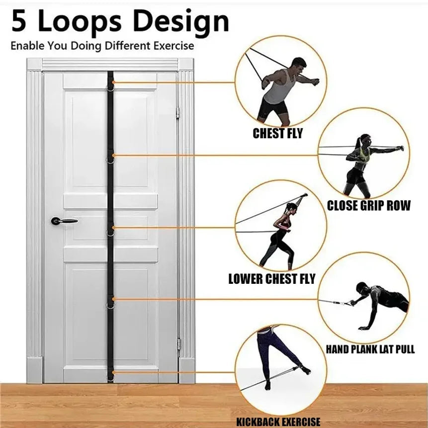 Door Anchor Strap for Resistance Bands - Portable Home Gym Attachment