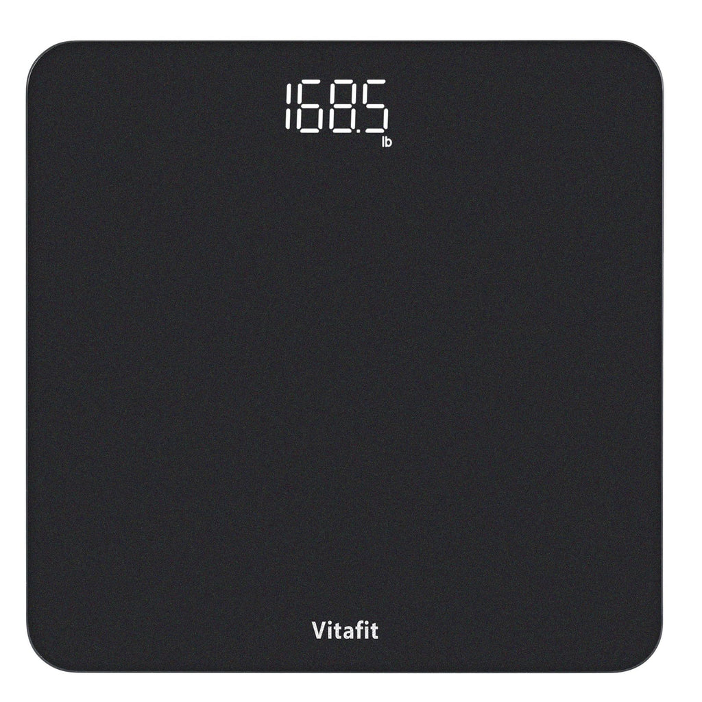 Vitafit Digital Bathroom Scale - 400lb Capacity with LED Display & Batteries