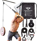 Portable Cable Pulley System for Strength Training n a